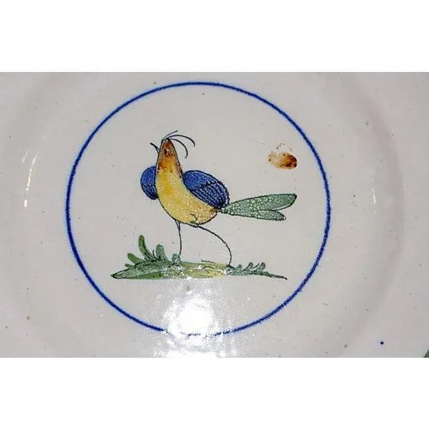 French Country French Faience Ironstone Bowl For Sale - Image 3 of 4