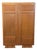 Vintage Art Deco Style Wardrobe in Oak, 1950s For Sale