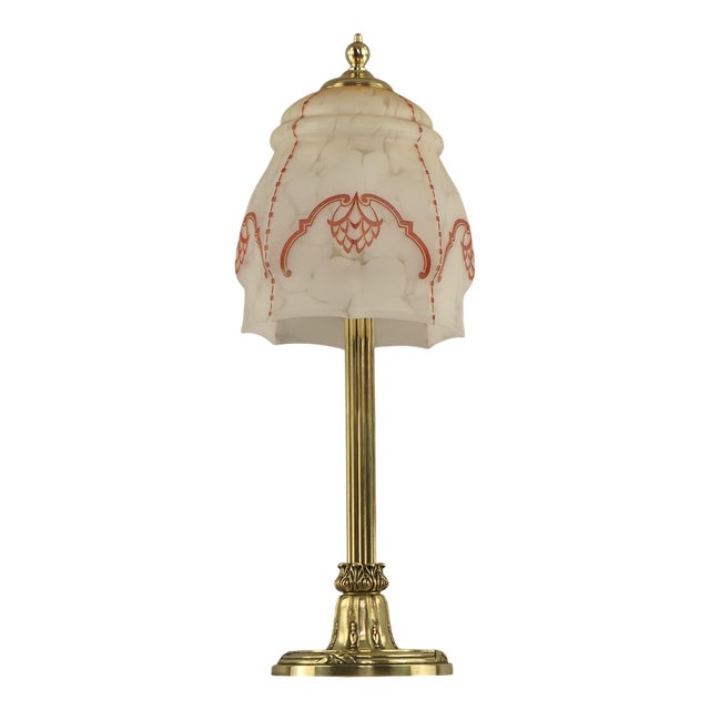 English Ladies Table Lamp in Brass, 1900s For Sale