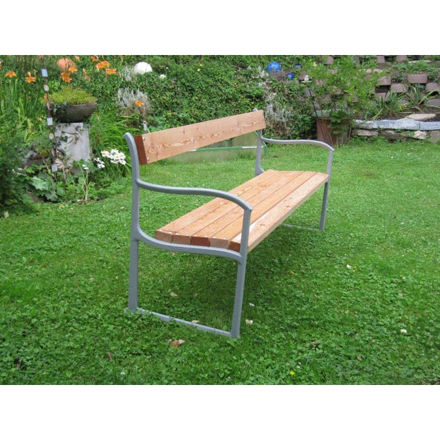 Gray Model 561 Park Bench by Josef Hoffmann, 1900s For Sale - Image 8 of 8
