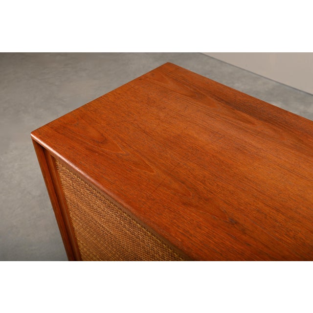 Vintage Sideboard in Teak and Rattan by Alf Svensson for Bjästa Möbelfabrik, 1960s For Sale - Image 14 of 18