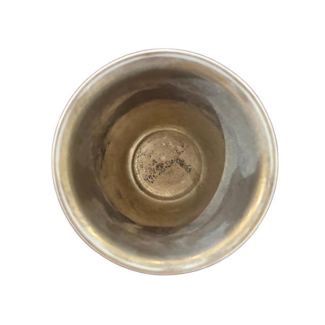 Vintage Gucci Silver-Tone Fox Head Stirrup Cup For Sale In Charlotte - Image 6 of 8
