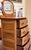 Wood American Antique Golden Oak Dressing Chest With Shaving Mirror c.1880 For Sale - Image 7 of 10