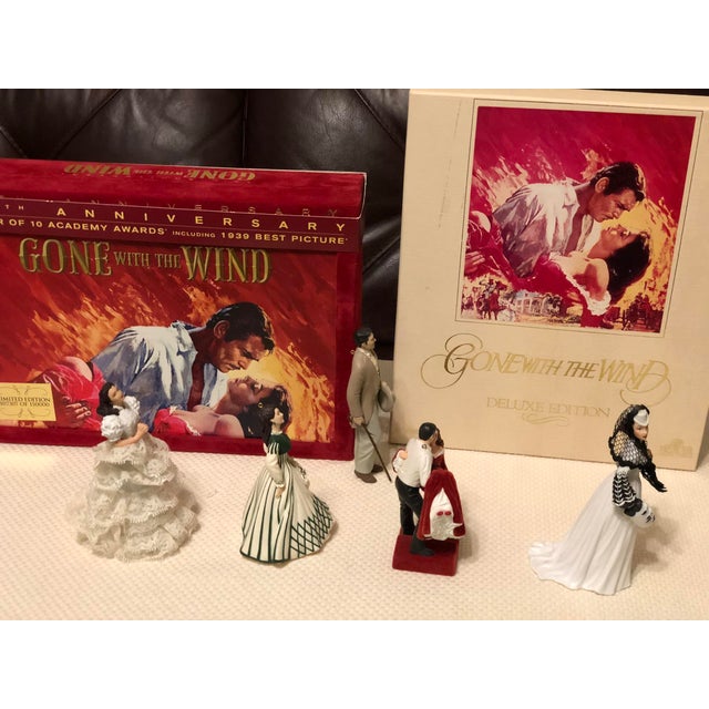 1939 "Gone With the Wind" Ultimate Collector’s Estate Bundle - 70th Anniversary Box Set, Deluxe VHS & 5 Display Figurines For Sale In New York - Image 6 of 17