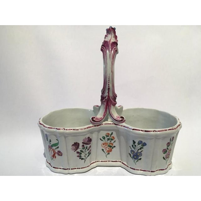 Porcelain Cruet with Floral Decor by Richard Ginori, Italy, 18th Century For Sale - Image 6 of 18