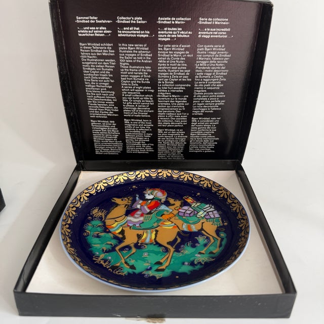 Item: Collector's plate Brand: Rosenthal Series: Sinbad the Sailor, Motif VII Diameter: 16.5 cm Condition: Very good, in...