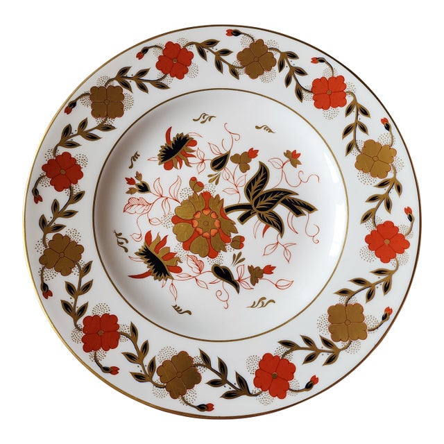 Royal Crown Derby Asian Rose Pattern Dinner Plates 12 For Sale