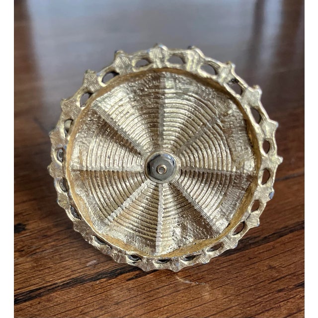 Vintage Gilt Bronze Pocket Watch Stand in Lamppost Form For Sale - Image 12 of 12