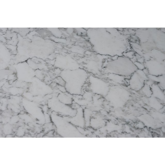 1970s Tulip Dining Table with Marble Top by Eero Saarinen for Knoll International, 1970s For Sale - Image 5 of 8