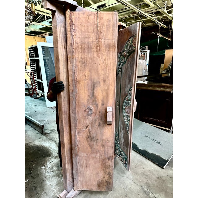 Doors Carved With Painted and Gilt Detail For Sale - Image 12 of 13