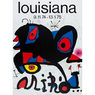 Oiseau Au Bec Rouge Poster after Joan Miro For Sale