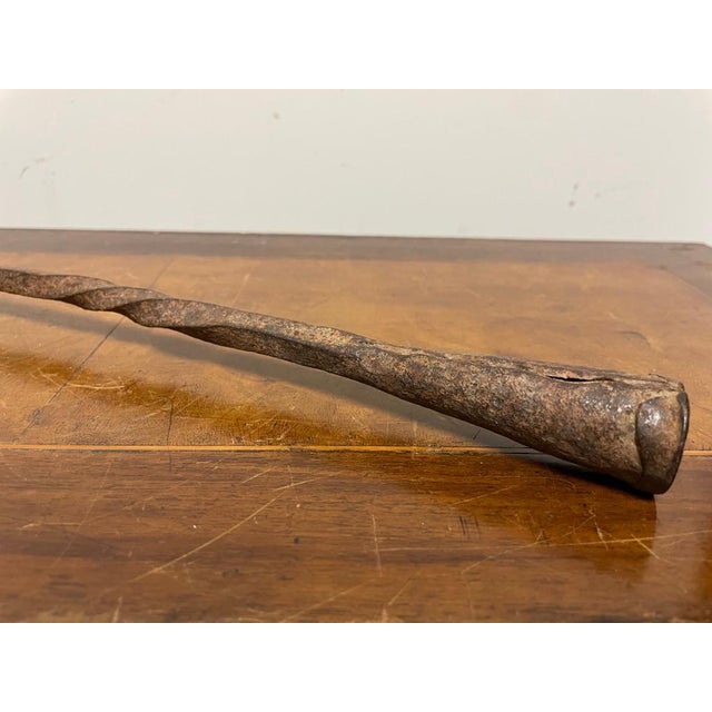 Vintage Texas Cowboy Hand Wrought Cattle Branding Iron For Sale - Image 9 of 12