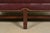 Wood Vintage Chippendale Tufted Oxblood Leather Camelback Chesterfield Sofa by North Hickory Furniture For Sale - Image 7 of 11