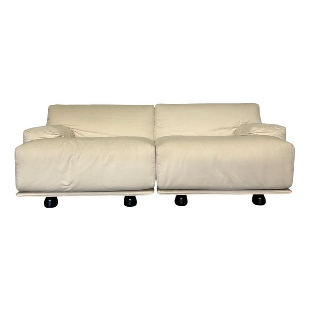 Sofa by Vico Magistretti for Cassina, Set of 2 For Sale