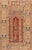 1750s Red Muslim Prayer Geometric AntiqueTurkish Kula Rug 4' 0" X 6' 4" Knotted Wool Carpet For Sale - Image 12 of 12