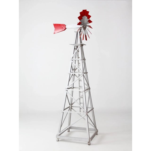 Mid 20th Century Vintage Garden Windmill For Sale - Image 5 of 9