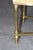 1970s 1970's Maison Jansen Style Brass Upholstered Directoire Bench For Sale - Image 5 of 8