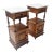 Art Nouveau Nightstands with Marble Tops, 1900s, Set of 2 For Sale - Image 6 of 15