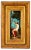 Hortense Richard, Mythical Figure, Porcelain Painting, Framed For Sale