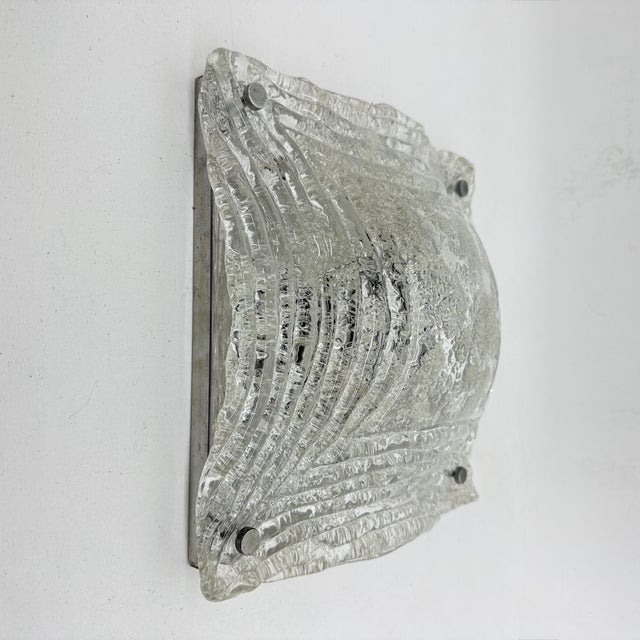 Mid-Century Hand Blown Murano Glass Ceiling Lamp from Mazzega, 1970s For Sale - Image 14 of 18