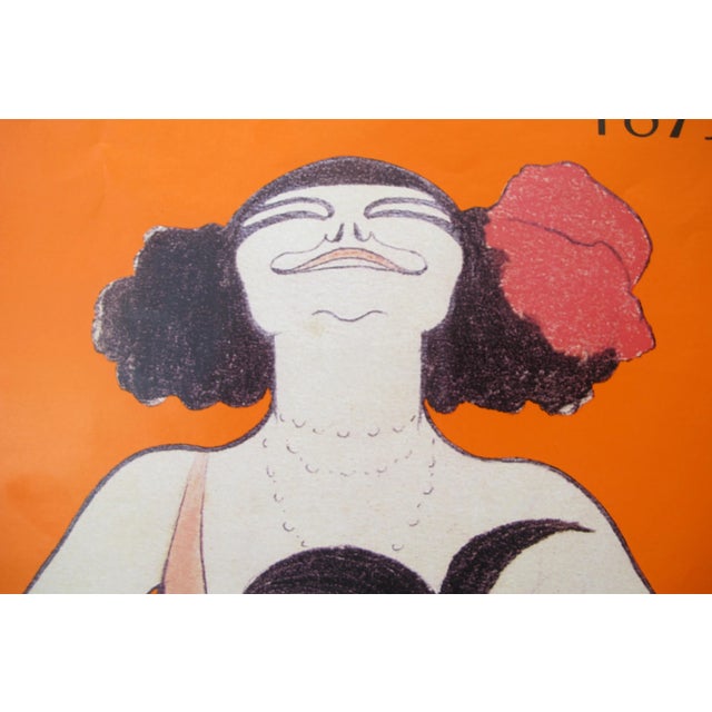 1980s 1981 Original French Exhibition Poster, Cappiello at the Grand Palais For Sale - Image 5 of 6