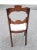 Brown 19th C. Flame Mahogany and Satinwood Inlaid With Upholstered Seat Side Chair For Sale - Image 8 of 10
