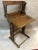 Writing desk office Marine 1900s, adjustable height: Lowest position 80 cm, maximum height 110 cm. Height 155 cm at the...