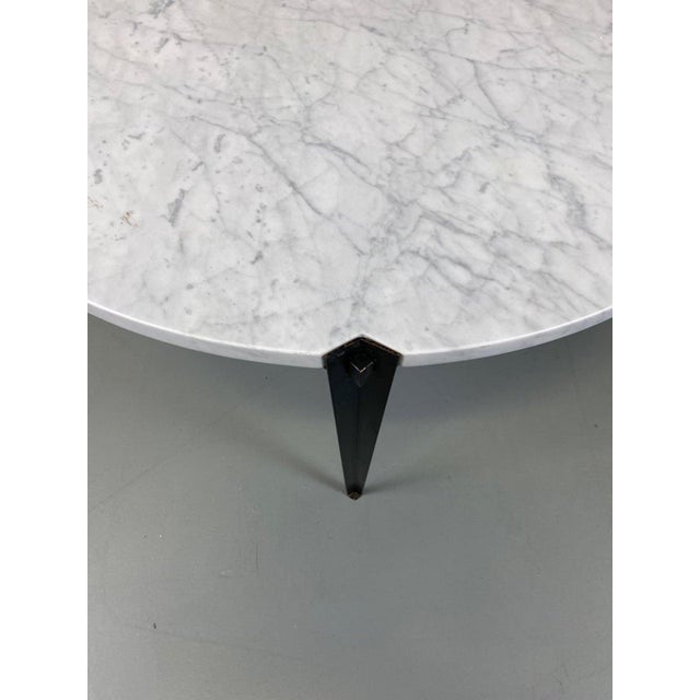 Metal Marble T 61c Coffee Table by Osvaldo Borsani for Tecno, 1950s For Sale - Image 7 of 13