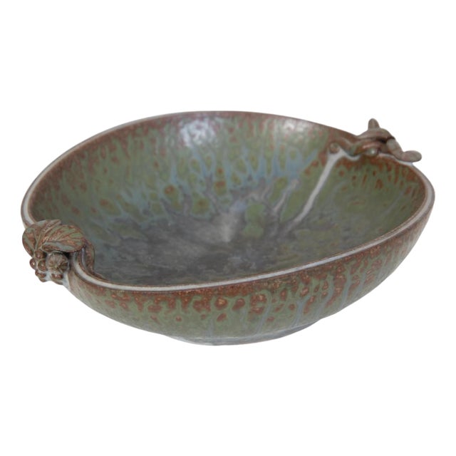 Stoneware Bowl by Arne Bang For Sale