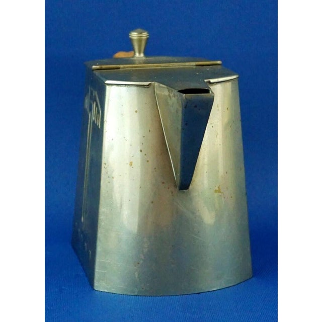 20th Century Art Deco Silver-Plated Teapot by WMF Württembergische Metallwarenfabrik, Germany, 1890s For Sale - Image 3 of 18
