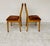 1970s Vintage Wood and Velvet Chairs, 1970s, Set of 2 For Sale - Image 5 of 12