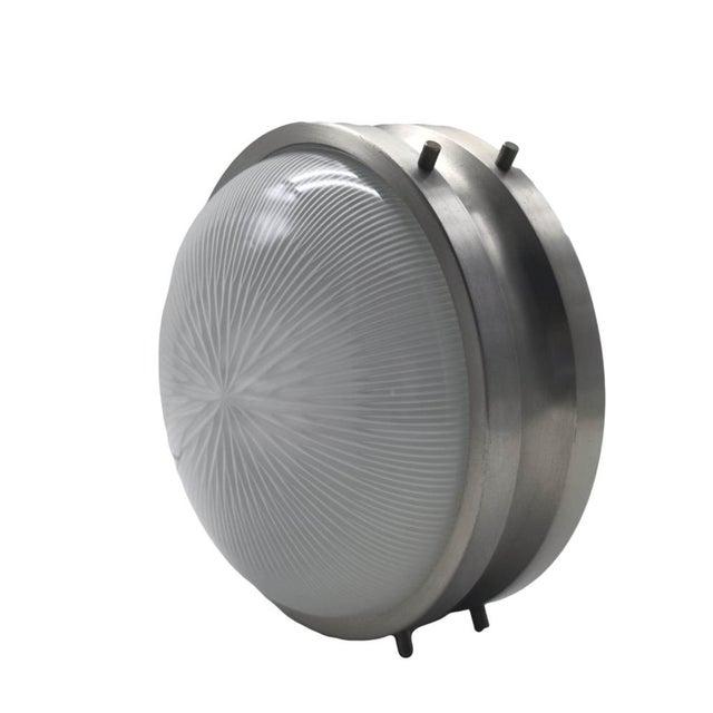 Silver Sigma Wall Lamp by Sergio Mazza for Artemide, Italy, 1960s For Sale - Image 8 of 8