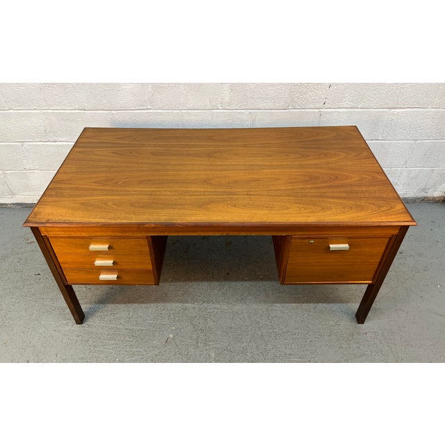 Mid-Century Modern Mid 20th Century Farso Stolefabrik for Maurice Villency Mid Century Danish Teak Desk For Sale - Image 3 of 18