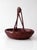 Brown Vintage Hand-Woven Bamboo Basket With Wrapped Handle For Sale - Image 8 of 12