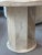 Stone 1980s Vintage Honed Travertine Scalloped Edge Postmodern Dining Table For Sale - Image 7 of 13