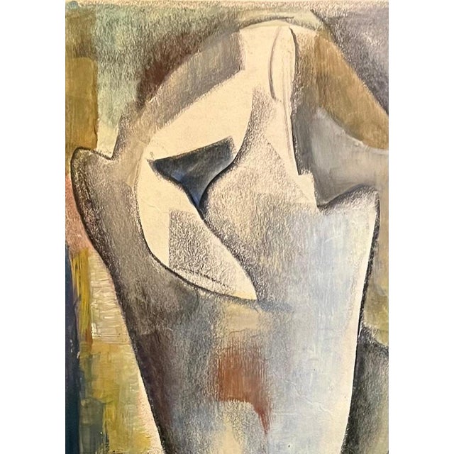 Vivaldo Martini, Abstract Composition No. 2, Oil on Canvas For Sale - Image 5 of 9