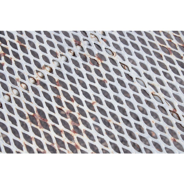 Salterini Mid Century Modern 'Radar' Round Iron Outdoor Coffee Table For Sale - Image 14 of 18