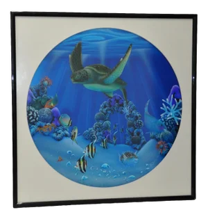 Dale Zarrella "Underwater Reflections, Hawaii" Original Lithograph C.1997