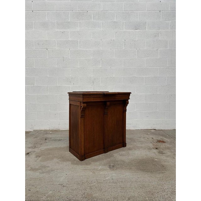 Late 19th Century Oak Reception Desk For Sale - Image 3 of 13