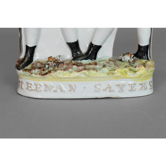 Mid 19th Century Antique Figure from Heenan & Sayers Staffordshire, 1860 For Sale - Image 5 of 7