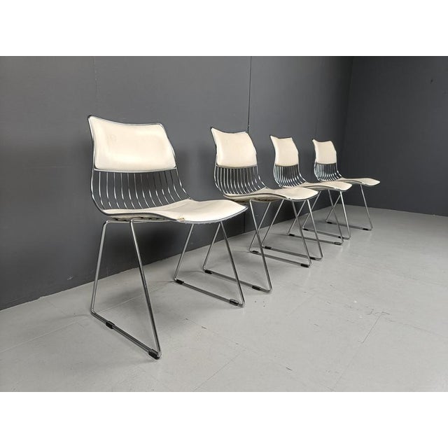 Dining Chairs by Rudi Verelst for Novalux, 1970s, Set of 4 For Sale - Image 6 of 12