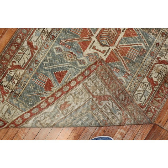Antique Kurd Bidjar Runner, 3'7'' X 10 For Sale In New York - Image 6 of 9