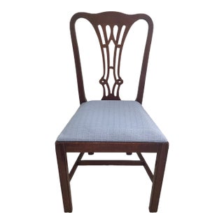 Late 20th Century Vintage Chippendale Side Chair For Sale