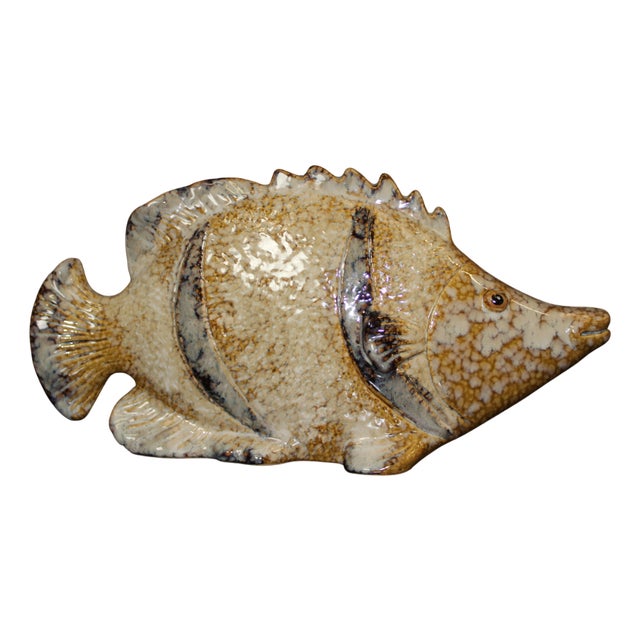 Tropical Fish in Ceramic, 1940s For Sale