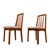 1980s Koda Woodcraft Danish Modern Teak Slat Back Side Dining Chairs - A Pair For Sale - Image 11 of 12