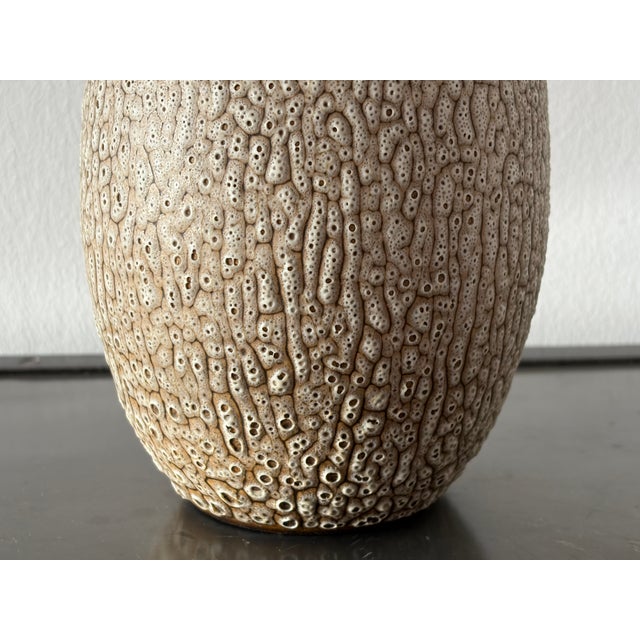 Hand-Thrown Ceramic Vase with Shrink Glaze by Albert Kiessling, 1950s For Sale - Image 13 of 18