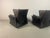 Viola dAmore Lounge Chairs in Dolphin Grey Leather with Hocker by Piero De Martini from Cassina, Italy, 1970s, Set of 2 For Sale - Image 10 of 18