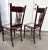 Wood Antique Art Nouveau Oak Chairs With Caned Seats For Sale - Image 7 of 12