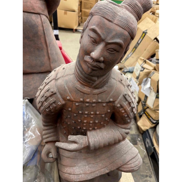 Chinese Terracotta Warrior's Army Qin Shi Huang Officer & Soldier Life Size For Sale - Image 4 of 8