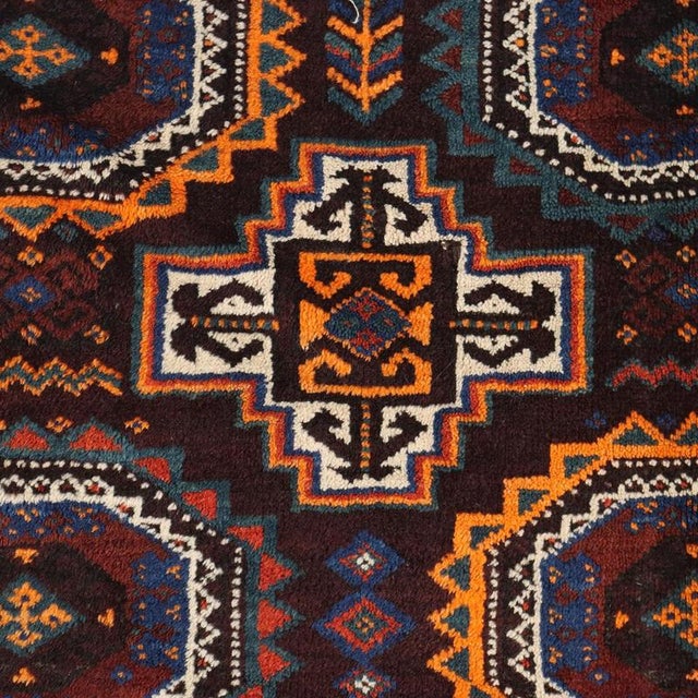 Middle Eastern Baluchi Rug For Sale - Image 4 of 8